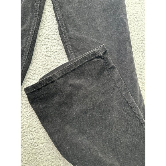 Current Elliot high rise flare black corduroy sz 24 tall 33 inch inseam - Picture 4 of 9